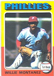 1975 Topps Baseball Cards      162     Willie Montanez